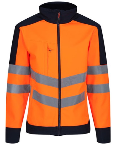 REG-TRA625-Pro Hi-Vis Softshell Jacket
